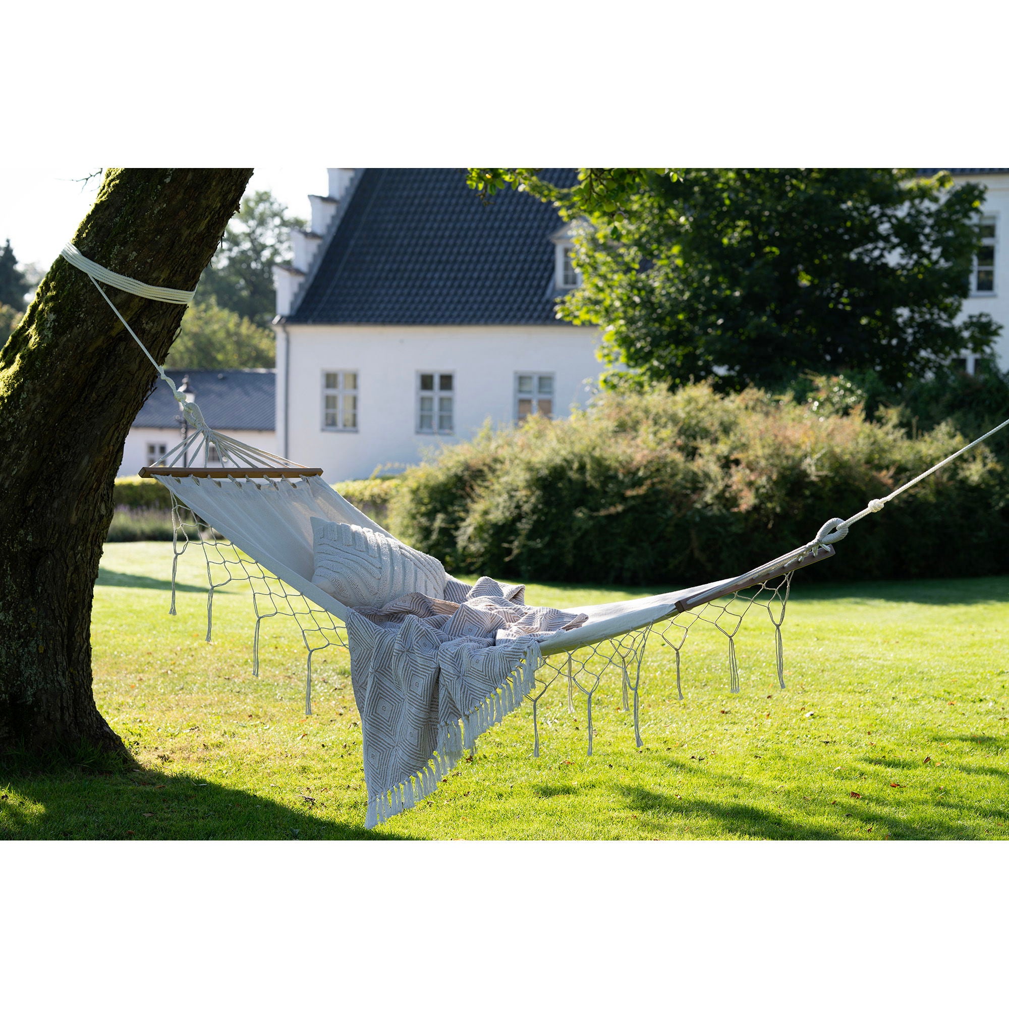 Edessa Hammock - Hammock, polyester/cotton, larch, off white